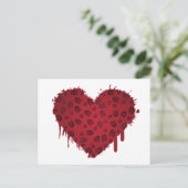 Carte Postale coeur d'amorce (Debout devant)
