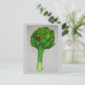 Carte Postale Coeur d'artichaut (Debout devant)