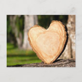 Carte Postale cœur de bois (Devant)