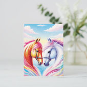 Carte Postale Coeur de cheval (Debout devant)