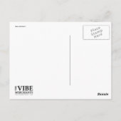 Carte Postale Coeur de clef basse (noir) (Dos)