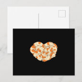 Carte Postale Cœur de Cochon d'Inde Amour | Bébé Cochon d'Inde M (Devant / Derrière)