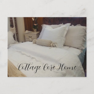 Carte Postale COEUR DE COTTAGE MAISON CHALEUREUSE Lit confortabl