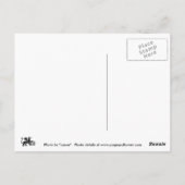 Carte Postale Cœur de fraise (Dos)