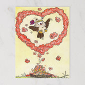 Carte postale COEUR DE FUMÉE par Nicole Janes