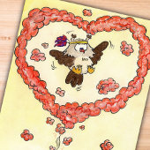 Carte postale COEUR DE FUMÉE par Nicole Janes