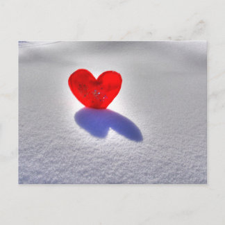 Carte Postale Coeur de glace