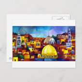 CARTE POSTALE COEUR DE JERUSALEM (Devant / Derrière)