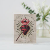 Carte postale Coeur de Jésus (Debout devant)