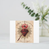 Carte Postale Coeur de Jésus (petit) (Debout devant)