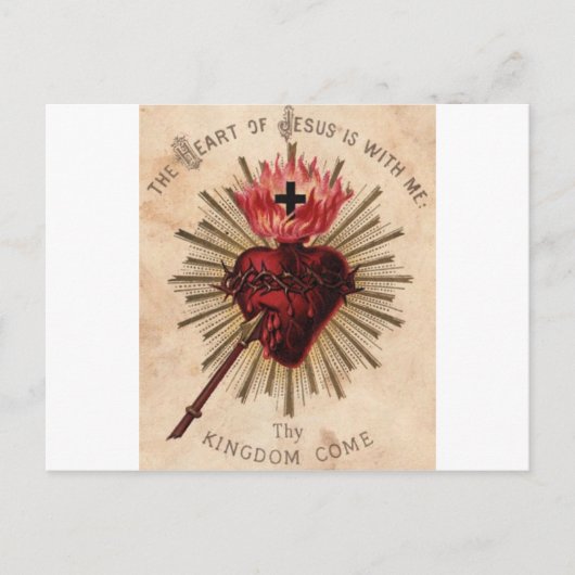 Carte Postale Coeur de Jésus (petit) (Devant)