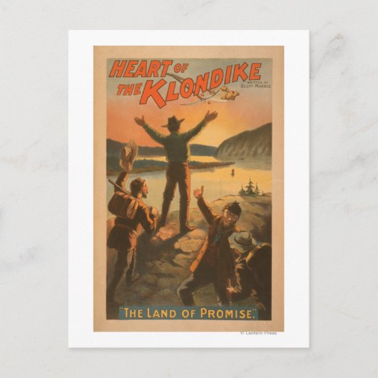 Carte Postale Coeur de la mine "Terre de Promesse" du Klondike (Devant)