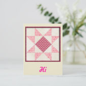 Carte Postale Coeur de la surface de l'amour (Debout devant)