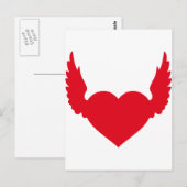 Carte Postale coeur de l'aile (Devant / Derrière)
