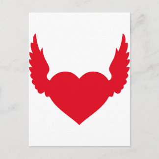 Carte Postale coeur de l'aile
