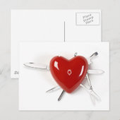 Carte Postale Coeur de l'armée suisse (Devant / Derrière)