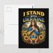 Carte Postale Cœur de l'Ukraine (Devant / Derrière)