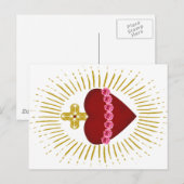 Carte Postale Coeur de Marie (Devant / Derrière)
