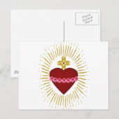 Carte Postale Coeur de Marie (Devant / Derrière)