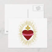 Carte Postale Coeur de Marie (Devant / Derrière)