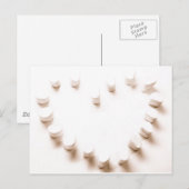 Carte Postale Coeur de Marshmallow (Devant / Derrière)