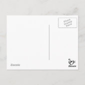 Carte Postale Coeur de musical de Merci (Dos)