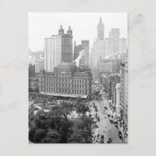 Carte Postale Coeur de New York City : 1908