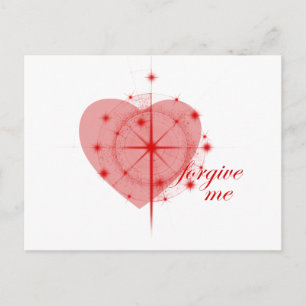 Carte Postale coeur de pardon