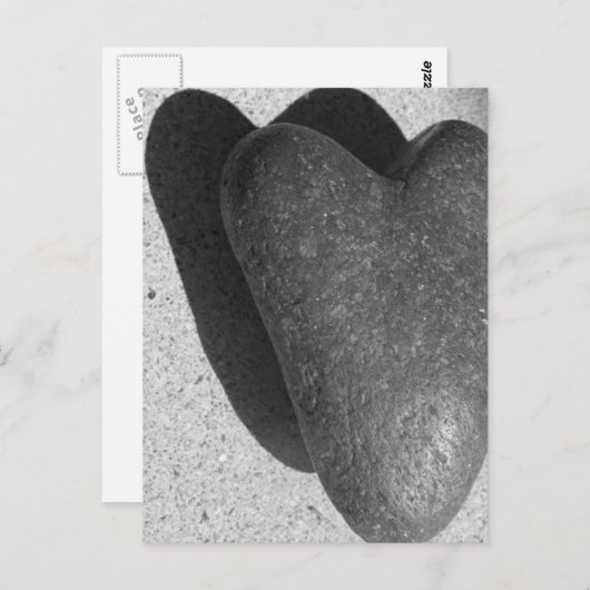 Carte Postale Coeur de pierre (Devant / Derrière)