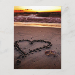 Carte Postale Cœur de Sable