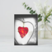 Carte postale Coeur de verre (Debout devant)