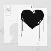 Carte Postale _coeur d'encre (Devant / Derrière)