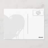 Carte Postale _coeur d'encre (Dos)