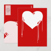 Carte Postale _coeur d'encre (Devant / Derrière)