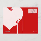 Carte Postale _coeur d'encre (Dos)