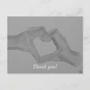 Carte Postale Coeur Des Mains