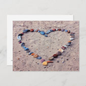 Carte Postale Coeur des pierres (Devant / Derrière)