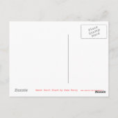 Carte postale Coeur doux (Dos)