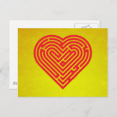 Carte Postale Coeur du Labyrinthe (Devant / Derrière)