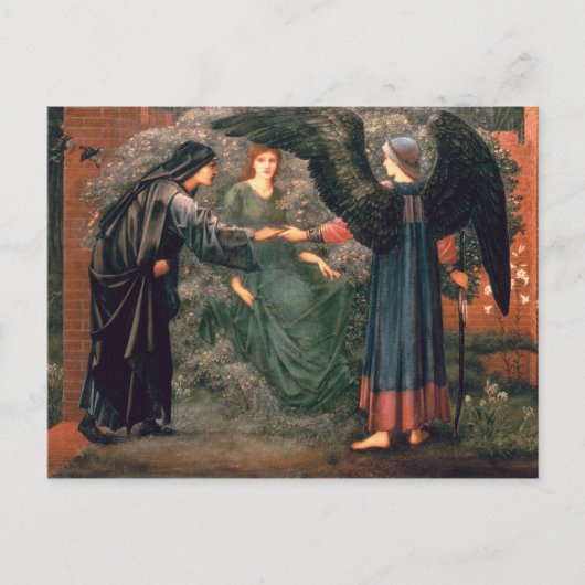 Carte Postale Coeur du Rose (Devant)