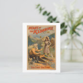 Carte Postale Cœur du Théâtre du Klondike Gold Mining (Debout devant)