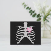 Carte Postale Coeur en cage (Debout devant)