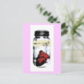 Carte Postale Coeur En Compote (Debout devant)