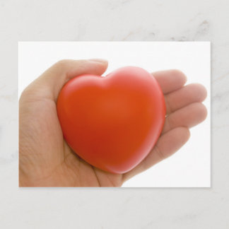 Carte Postale Coeur en palme