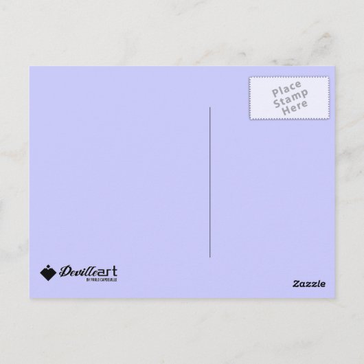 Carte Postale Cœur en pixels (Dos)