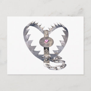 Carte Postale Coeur enveloppant de l'ours