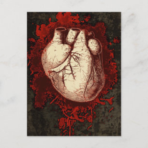 Carte Postale Coeur et bec