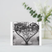 Carte Postale Coeur fil (Debout devant)