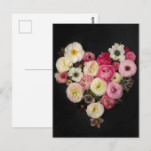 Carte Postale Coeur florissant (Devant / Derrière)