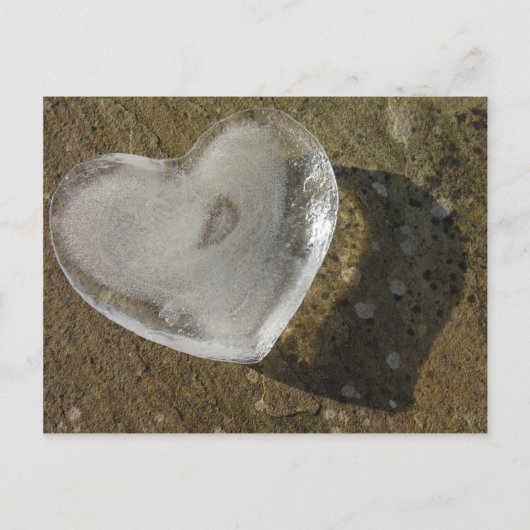 Carte postale Coeur fondu (Devant)